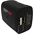 Dual Power AC (Dual USB Ports Wall Charger) - 110 V AC, 220 V AC Input - 5 V DC/3.10 A Output - Black 1 thumbnail image