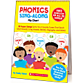 Scholastic K-2 Phonics Sing-Along Flip Chart - Theme/Subject: Fun, Learning - Skill Learning: Short Vowels, Long Vowels, Blend, Diagraph, Bossy R, Silent e - 1 Each 1 thumbnail image