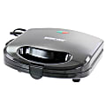 Better Chef Nonstick Panini Contact Grill, 2-3/4”H x 8-1/4”W x 8-1/2”D, Black 1 thumbnail image