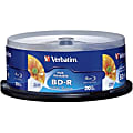 Verbatim 97331 Blu-ray Recordable Media - BD-R - 2x - 25 GB - 20 Pack Spindle