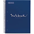 Roaring Spring® Fashion Tint Wirebound Notebook, 8 1/2" x 11", 1 Subject, Blue