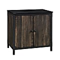 Sauder® Foundry Road 29-1/2"H 2-Shelf Commercial Library Base Utility Cabinet With Doors, Carbon Oak