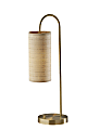 Adesso Mendoza Table Lamp, 25"H, Natural/Antique Brass 1 thumbnail image