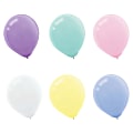Amscan Latex Pastel Balloons, 12", Assorted Colors, Pack Of 72 Balloons, Set Of 2 Packs