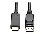 Tripp Lite DisplayPort To HDMI Adapter With Latches, 3' 1 thumbnail image