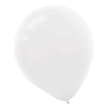 Amscan Latex Balloons, 12", Frosty White, 72 Balloons Per Pack, Set Of 2 Packs