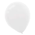 Amscan Latex Balloons, 12", Frosty White, 72 Balloons Per Pack, Set Of 2 Packs 1 thumbnail image