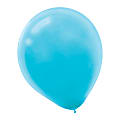 Amscan Latex Balloons, 12", Caribbean Blue, 72 Balloons Per Pack, Set Of 2 Packs