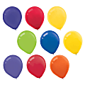 Amscan Latex Balloons, 12", Assorted Colors, 72 Balloons Per Pack, Set Of 2 Packs