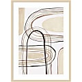 Amanti Art Arounds II by Nikki Galapon Wood Framed Wall Art Print, 41”H x 30"W, Natural 1 thumbnail image