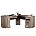 Sauder® Barrister Lane 69"W L-Shaped Computer Desk, Salt Oak 1 thumbnail image