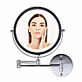 Ovente Wall-Mounted Vanity Makeup Mirror, 8-1/2", Chrome 1 thumbnail image