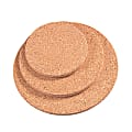 Better Houseware Natural Cork Trivets, Beige, Set Of 3 Trivets 1 thumbnail image