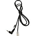 Jabra Headset Adapter - RJ-10 Male, Sub-mini phone Male - 3.28ft 1 thumbnail image