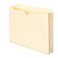 Smead® Expanding Reinforced Top-Tab File Jackets, 2" Expansion, Letter Size, Manila, Box Of 50