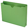 Smead® Expanding Reinforced Top-Tab File Jackets, 2" Expansion, Letter Size, Green, Box Of 50