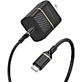 OtterBox USB-C to USB-C Fast Charge Wall Charging Kit, 20W - 20 W - 120 V AC, 230 V AC Input - 5 V DC, 9 V DC Output - 3 A - Black Shimmer - 1 1 thumbnail image