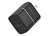 OtterBox USB-C to USB-C Fast Charge Wall Charging Kit, 20W - 20 W - 120 V AC, 230 V AC Input - 5 V DC, 9 V DC Output - 3 A - Black Shimmer - 1 1 thumbnail image