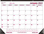 Brownline® Monthly Desk Calendar, 17" x 22", January To December 2022, C1731