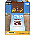 McCafé® K-Cup Iced One-Step Mocha Frappe Medium Roast K-Cup Pods, Box Of 20 Pods