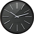 Orium Goma Silent Clock - Analog - Quartz - Black Main Dial - Black/Acrylonitrile Butadiene Styrene (ABS) Case - Modern Style 1 thumbnail image