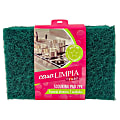 Casa Limpia Abrasive Sponges, 6" x 4", Green, Pack Of 7 Sponges 1 thumbnail image