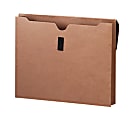 Smead® Expanding Wallet With Hook-And-Loop Closure, 2" Expansion, 10" x 15", Redrope 1 thumbnail image