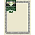 Geographics Tree Free Certificate - 8.5" - Multicolor with Silver Border - Sugarcane - 15 / Pack 1 thumbnail image