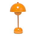 Simple Designs Mushroom Magic Dimming Rechargeable LED Touch Stick Lamp, 11-13/16"H, Bright Orange 1 thumbnail image