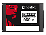 Kingston Data Center DC450R - SSD - encrypted - 960 GB - internal - 2.5" - SATA 6Gb/s - 256-bit AES - Self-Encrypting Drive (SED)