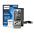 Philips Pocket Memo Voice Recorder (DPM6000) - microSD, microSDHC Supported - 2.4" LCD - DSS, MP3, WAV - Headphone - Portable