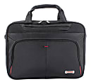Swiss Mobility Purpose Executive Briefcase With 15.6" Laptop Pocket, Black