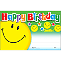 Trend Happy Birthday Smile Recognition Awards - "Happy Birthday" - 8.5" x 5.5" - Multicolor - 30 / Pack