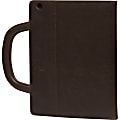Mobile Edge Deluxe Carrying Case (Portfolio) Apple iPad Tablet - Brown - Faux Leather, Nubuck Interior - Handle - 7.6" Height x 9.6" Width x 0.5" Depth