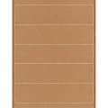 ReBinder™ Adhesive Binder Spine Labels, 2" x 8", Brown Kraft, 5 Labels Per Sheet, Pack Of 25 Sheets 1 thumbnail image
