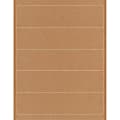 ReBinder™ Adhesive Binder Spine Labels, 2" x 8", Brown Kraft, 5 Labels Per Sheet, Pack Of 25 Sheets