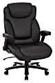 Office Star™ Pro-Line II™ Big & Tall Bonded Leather High-Back Chair With Arms, Black 1 thumbnail image