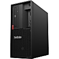 Lenovo ThinkStation P330 30C50024US Workstation - 1 x Intel Xeon Quad-core (4 Core) E-2124G 3.40 GHz - 16 GB DDR4 SDRAM RAM - 512 GB SSD - Tower - Raven Black - Windows 10 Pro for Workstations 64-bit - DVD-Writer - English (US) Keyboard - Ethernet 1 thumbnail image