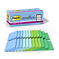 Post-it® Recycled Super Sticky Notes, 70 Sheets, 24 Pads, 3 in x 3 in, 100% Recycled, 2x Sticking Power, School Supplies & Office Products 1 thumbnail image