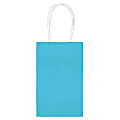Amscan Paper Solid Cub Gift Bags, Small, Turquoise, Pack Of 40 Bags 1 thumbnail image