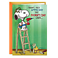 Hallmark Peanuts Funny Father's Day Card (Snoopy and Woodstock Fixer-Upper) 1 thumbnail image
