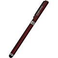 Mobile Edge Stylus / Rollerball Pen Combo for Tablets - Capacitive Touchscreen Type Supported - Metal, Silicone - Burgundy - Smartphone, Tablet Device Supported