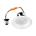 Luminoso LED 4" Retrofit Trim Round Fixture, Dimmable, 5000 Kelvin, 11 Watt, 800 Lumens