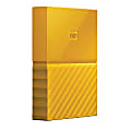 WD My Passport® 4TB Portable External Hard Drive, Yellow