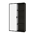 Bestar Aquarius 36"W Storage Cabinet With 8 Cubbies, Deep Gray/White 1 thumbnail image
