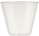 Amscan Plastic Cups, 9 Oz, Pearl, 72 Cups Per Pack, Set Of 2 Packs