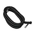 Softalk Phone Coil Cord, 25', Black 1 thumbnail image