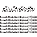 Eureka School Deco Trim, Mickey Mouse Throwback Tossed Mickeys, 37’ Per Pack, Set Of 6 Packs 1 thumbnail image