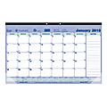 Brownline® Monthly Desk Pad Calendar, 17 3/4" x 10 7/8", FSC Certified, 50% Recycled, White, January-December 2018 (C181700-18)