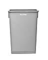 Alpine Rectangular Polypropylene Slim Trash Can, 23 Gallons, Gray 1 thumbnail image